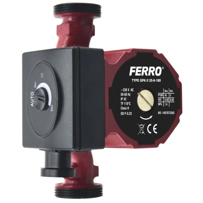 Pompă circulație Ferro GPA II 0602W 25-60 180