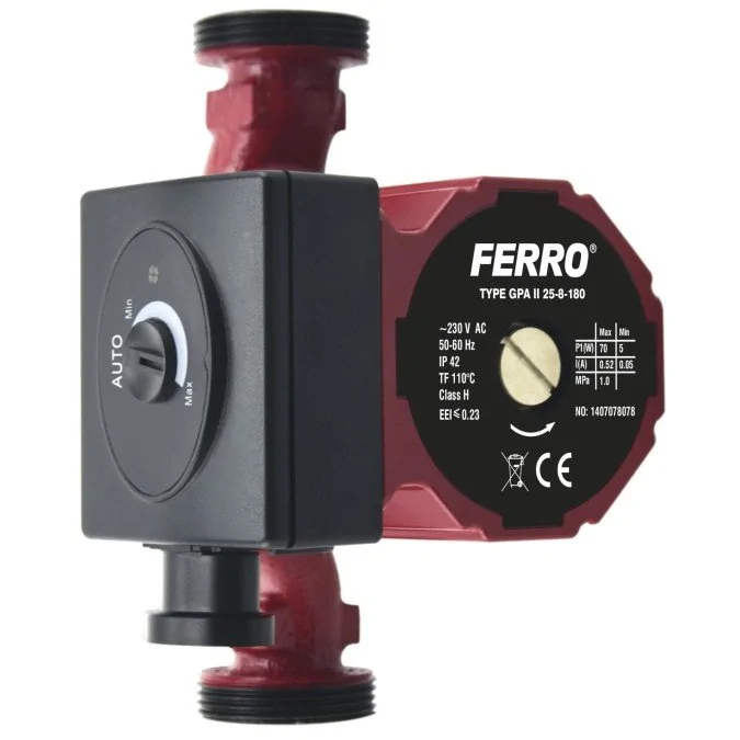 Pompă circulație Ferro GPA II 0605W 25-80 180