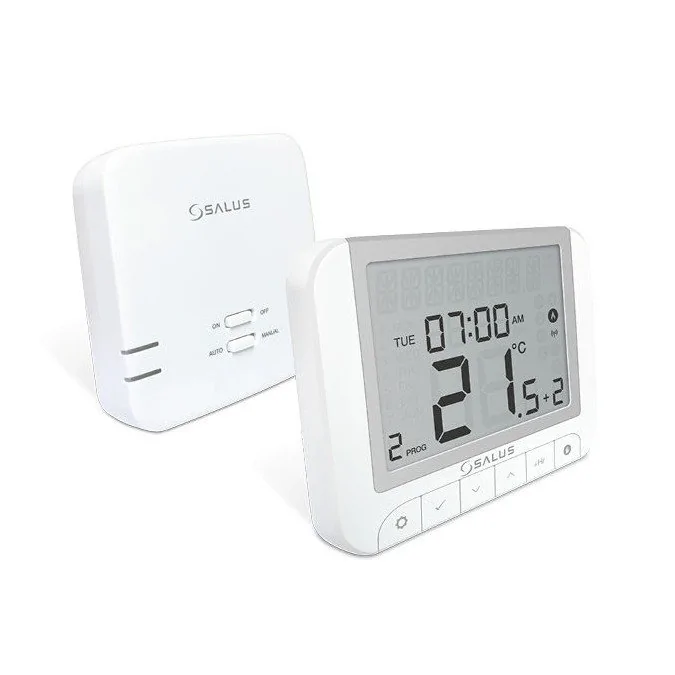 Termostat ambient Salus RT520RF fara fir, programabil, 5 ani garantie