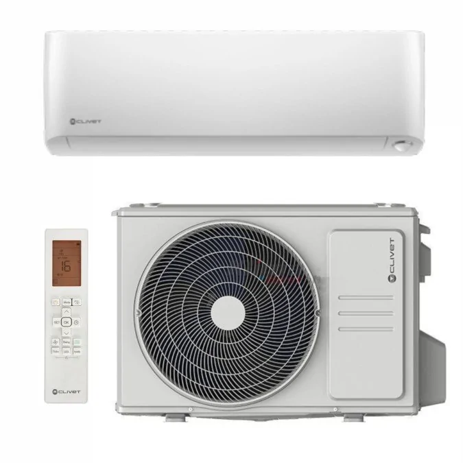 Aer conditionat Clivet Stelvio 12000 BTU, 3,5kW, ”Intelligent Eye” sensor, WIFI, optimizat pentru incalzire