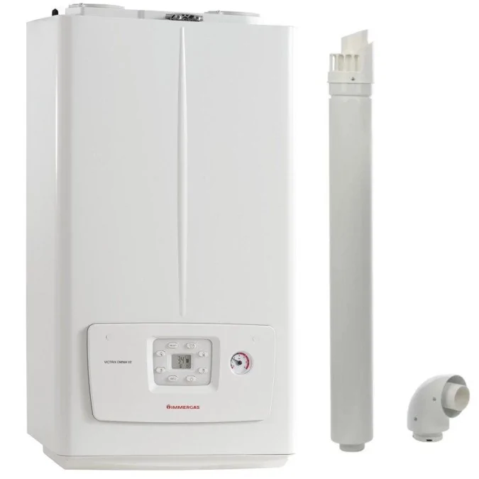 Centrală termică în condensare Immergas Victrix Omnia 26 V2, kit evacuare inclus