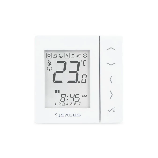 Termostat ambient Salus VS20WRF fara fir, programabil, 5 ani garantie