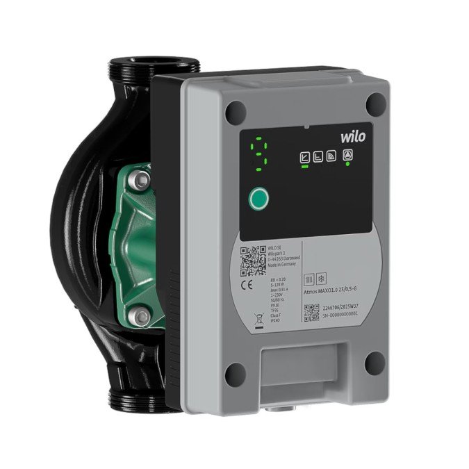 Pompă circulație WILO Atmos MAXO 1.0 30/1-10 cu turație variabilă, 10 bar, 195W, 230V