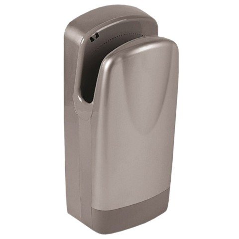 Uscător de mâini automat de perete vertical și carcasa din plastic gri Sanela SLO 01S