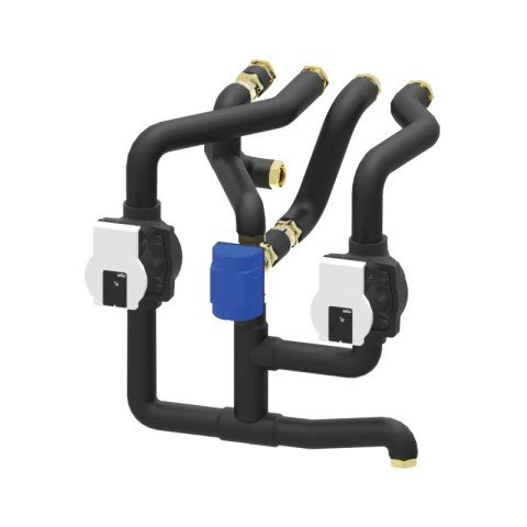 Kit pompare 2 zone Ferroli Omnia cu un circuit direct si un circuit cu vana de amestec