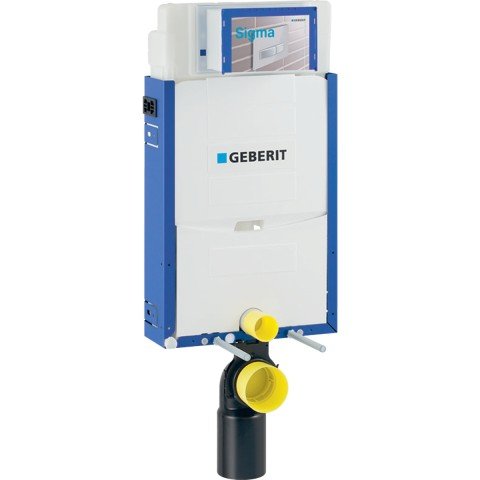 Bazin incastrat pentru WC Geberit Kombifix 108 cm cu rezervor incastrat Sigma 12 cm