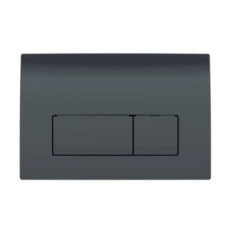 Clapeta de actionare GEBERIT Duofix Delta 50 negru cu dubla comanda pentru rezervor incastrat