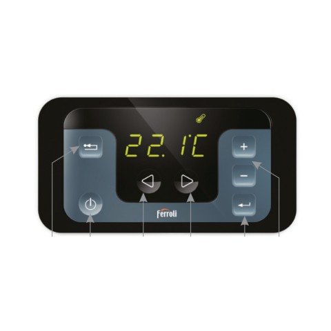 Placa electronica afisaj termosemineu Ferroli Brescia Pellet