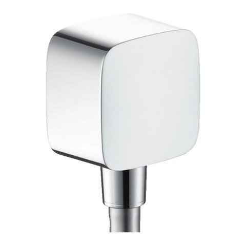 Cot conector Hansgrohe FixFit cu valva antireflux, iesire dus pentru baterii ingropate