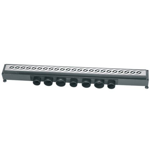 Pachet rigola de dus Wirquin Venisio debit ultra rapid cu capac inox 90cm