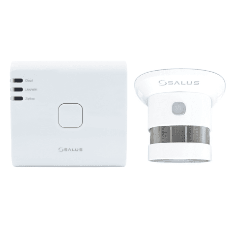 Pachet Salus alarma de incendiu Smart Home IT600 pentru 1 zona, SD600+UG800, 5 ani garantie