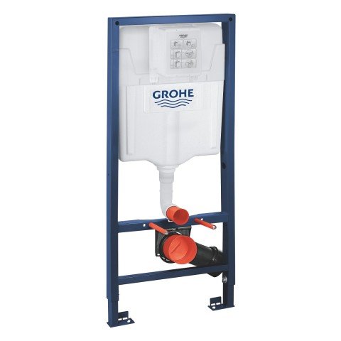 Rezervor cu cadru incastrat pentru WC Grohe Rapid SL cu înălțime de 1.13m, sistemul de prindere nu este inclus