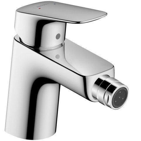 Baterie bideu Hansgrohe Logis 70 crom lucios