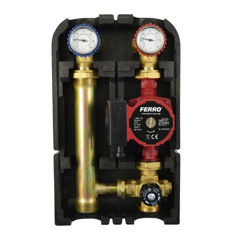 Grup de pompare Ferro GMPT-60GPA alama 125 mm