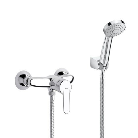 Baterie dus Roca Victoria cu accesorii (para de dus mobila, furtun flexibil, agatatoare de dus) A5A2025C02