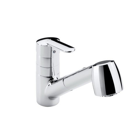 Baterie bucatarie Roca Victoria cu dus extractabil si functie de pulverizare pentru clatire A5A8125C00
