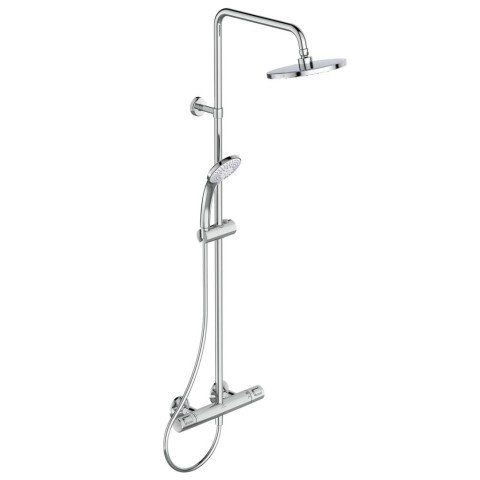 Coloana de dus Ideal Standard Ceratherm T25 cu baterie termostatata si para rotunda