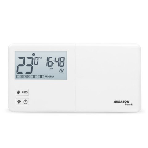 Termostat de ambient AURATON 2030 R (PAVO R) fara fir programabil