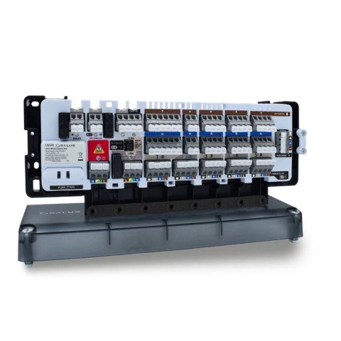 Centru de comanda Salus CB500 cu 5 zone, cu fir, cleme rapide si modul de control integrat, 5 ani garantie