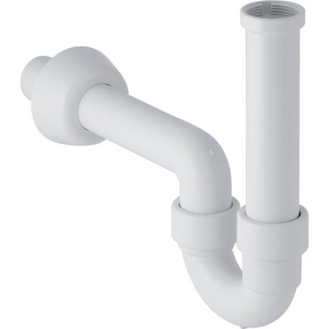 Sifon Geberit pentru lavoar/bideu, evacuare orizontala, 5/4" inaltime 70mm evacuare 40mm - alb
