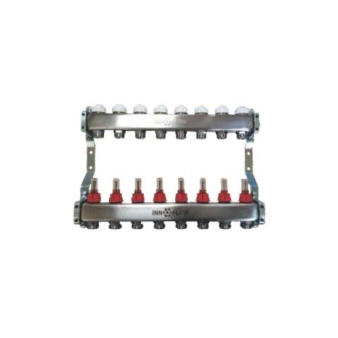 Distribuitor incalzire pardoseala din inox cu debitmetre 11 circuite 1