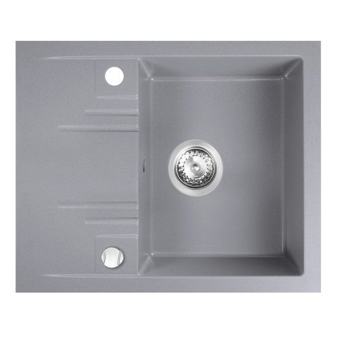 Chiuveta compozit Ferro Mezzo II 58x48 cm gri