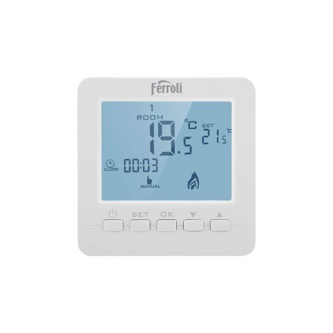 Termostat de ambient Ferroli FER 105 neprogramabil cu fir