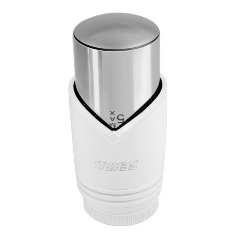 Cap termostatic Ferro GT32B M30x1,5 alb/crom