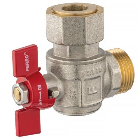 Robinet coltar de trecere cu bila Ferro 1/2 KFM1SGK