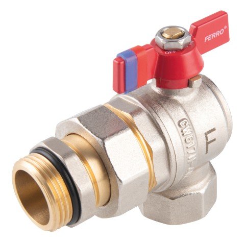 Robinet apa cu bila Ferro F-Power G1 cu racord olandez KFPS3A