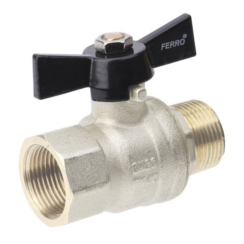 Robinet de trecere apa cu bila Ferro Herkules G 1/2 KMH11