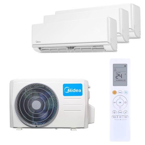 Aer conditionat multi-split Midea Xtreme Dura M27-3 27000 BTU R32 WIFI A++ / A+, 2 x 9000 + 12000 BTU