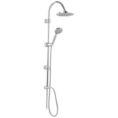 Set de dus dual Ferro Rondo crom fara baterie