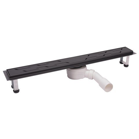Rigola dus liniara Ferro 80 cm negru