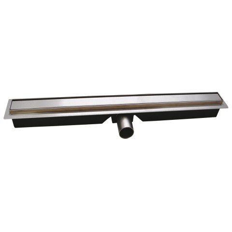 Rigola dus liniara Ferro Super Slim Pro OLSP1-80, cu sifon, inox si plastic, ø 40 mm, 80 cm