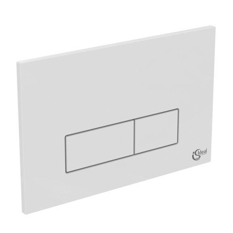 Clapeta de actionare Ideal Standrad OLEAS M2 alb cu dubla comanda pentru rezervor incastrat