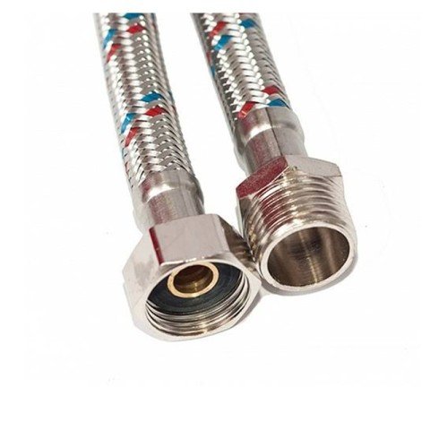 Racord flexibil apa Ferro 1/2"-1/2" 80CM I-E