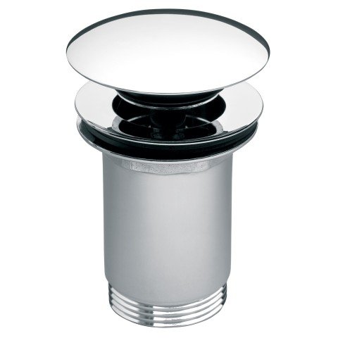 Ventil lavoar Ferro S285, click clack, alama, crom, diametru 1 1/4