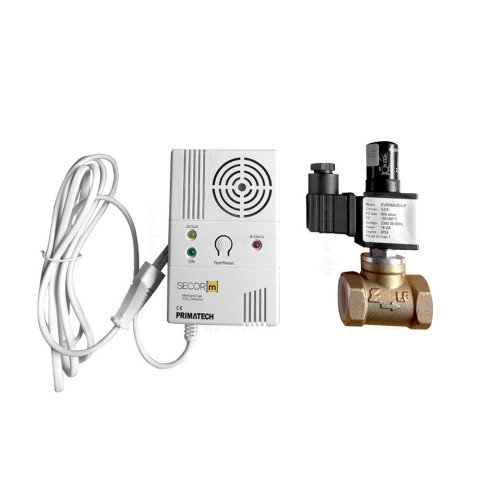Detector gaz cu electrovana 3/4 Primatech Secor M 230 V