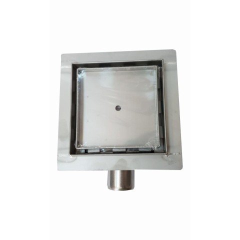 Rigola dus patrata GEHLER PIEDRA din inox SQ-05 13cm