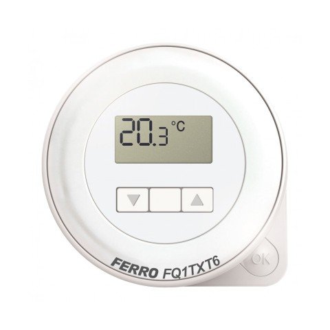 Termostat electronic de ambianta programabil FQ1TXT6 fara fir Ferro