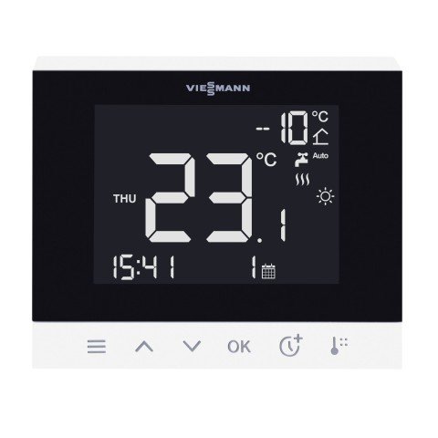 Termostat ambient Viessmann Vitotrol 100-E fara fir, programabil, modulant