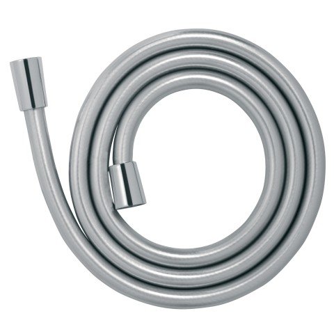 Furtun de dus flexibil Ferro argintiu stralucitor 150 cm PVC