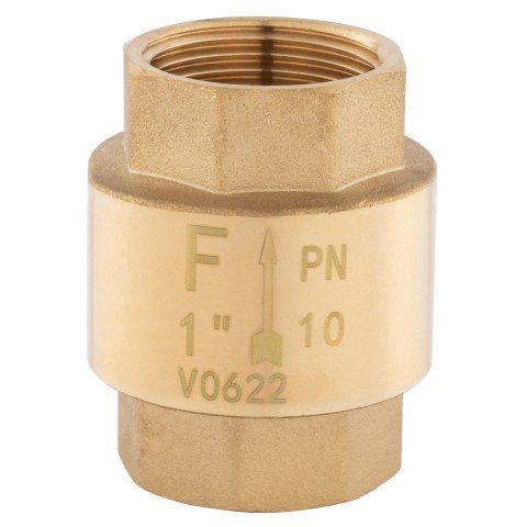 Supapa sens cu arc Ferro ZZ1V 1/2, DN15, cu element inchidere din ABS