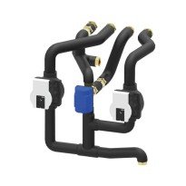 Kit pompare 2 zone Ferroli Omnia cu un circuit direct si un circuit cu vana de amestec
