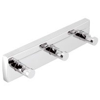 Cuier triplu Ferro Metalia 12 crom