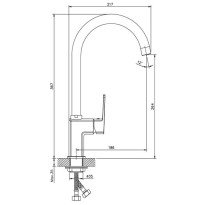 Baterie bucatarie Gehler Quadrat Plus 7292592C-M7126