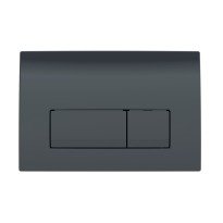 Clapeta de actionare GEBERIT Duofix Delta 50 negru cu dubla comanda pentru rezervor incastrat