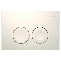 Clapeta de actionare GEBERIT Duofix Delta 21 alb cu dubla comanda pentru rezervor incastrat