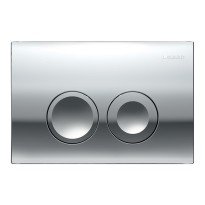 Clapeta de actionare GEBERIT Duofix Delta 25 crom lucios cu dubla comanda pentru rezervor incastrat